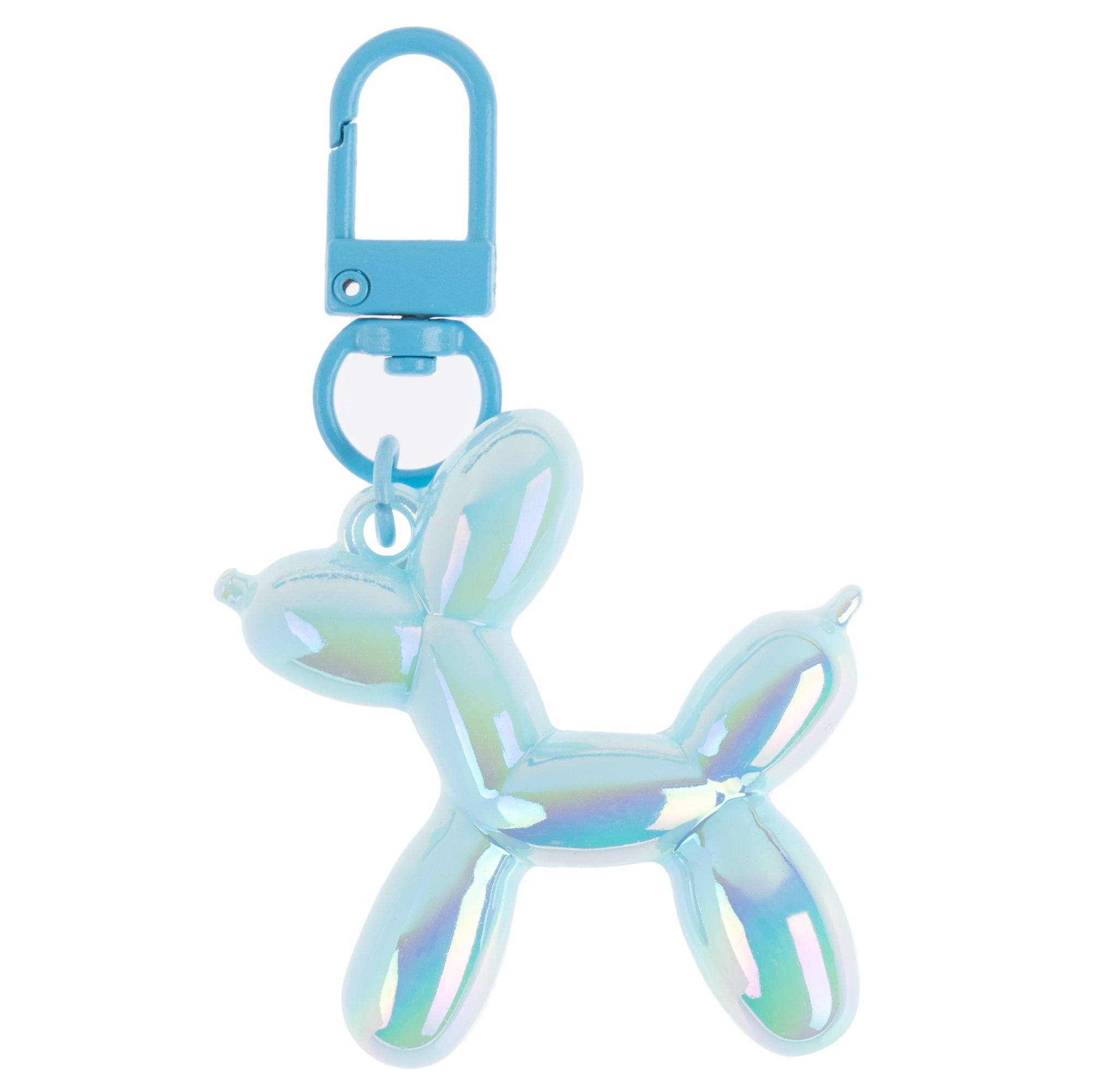 Брелок, Собачка ШДМ, Голубой, Перламутр, 4,5 см, 1 шт. 