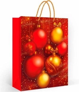 Пакет подарочный, Вихрь чудес (красочные шарики), 32,7*26 см, 1 шт.