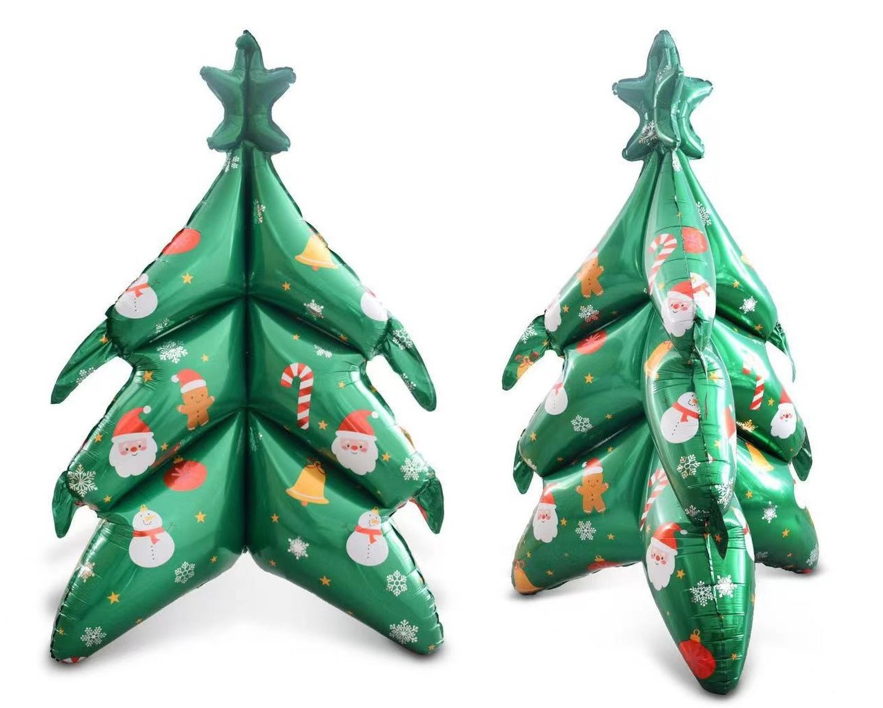 Шар 3D (61''/155 см) Фигура, Новогодняя елка, 1 шт. в уп.