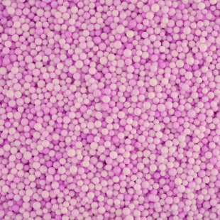Шарики пенопласт, Сиреневый, 2-4 мм, 10 гр.