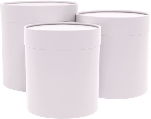 Набор коробок Цилиндр, Сиреневая лилия, 18*18 см, 3 шт. в упак. 