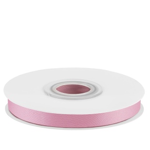 Лента атласная (0,7 см*22,85 м) Розовый, 1 шт.