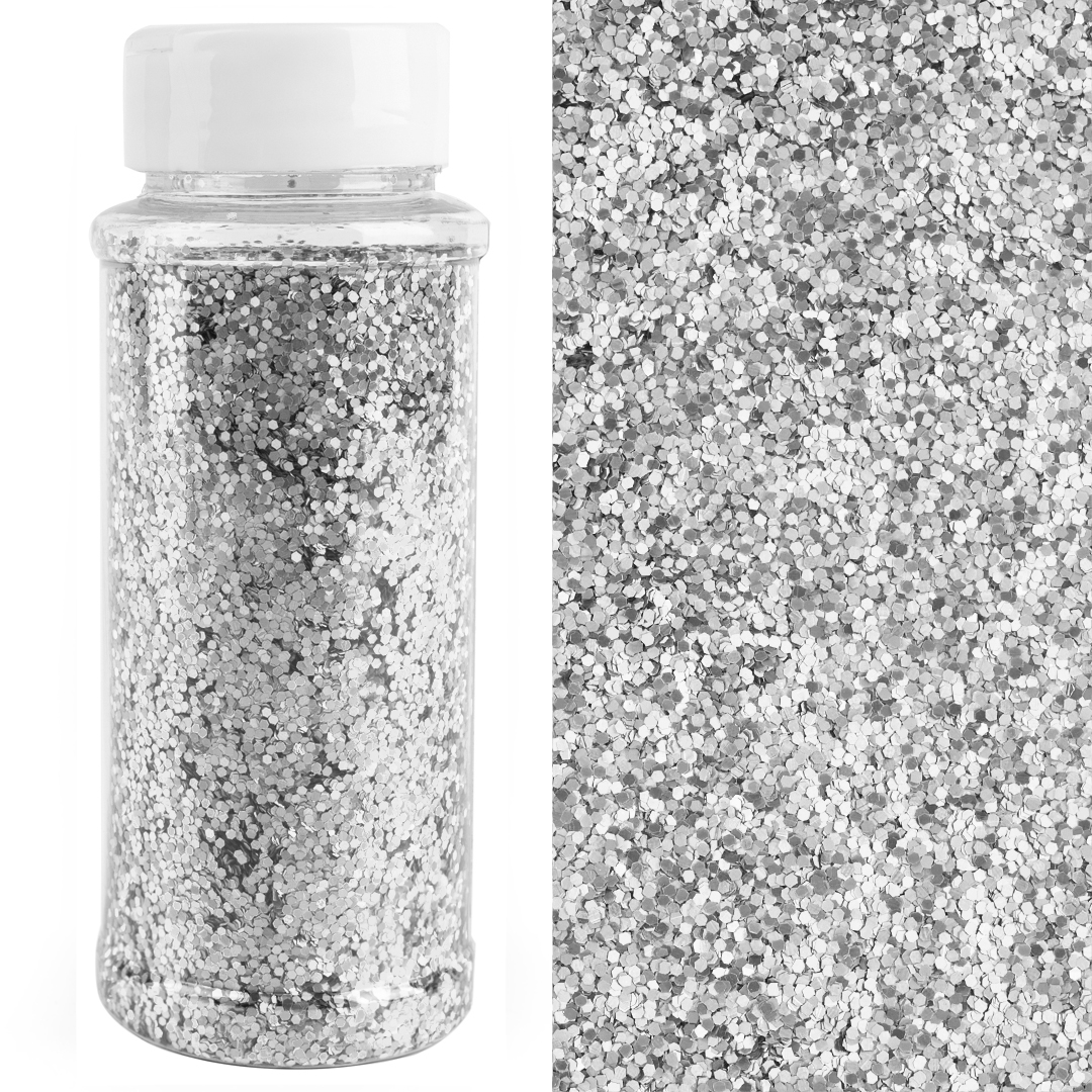 Конфетти фольга Шестиугольники, Серебро, Голография, 0,1 см, 90 г. Конфетти фольга Шестиугольники, Серебро, Голография, 0,1 см, 90 г.