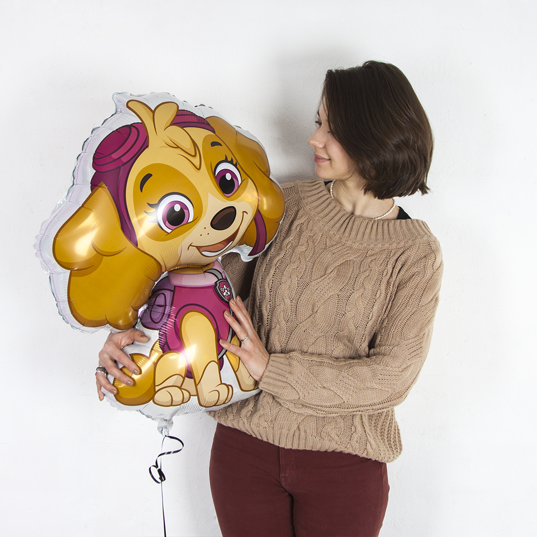 Шар (24''/61 см) Фигура, Щенячий патруль, Скай, 1 шт. в уп.