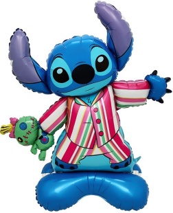 Шар 3D (46''/117 см) Фигура на подставке, Любимый монстрик в пижаме, 1 шт. в уп.