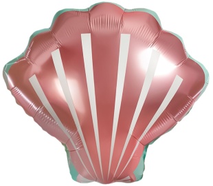 Шар (20''/51 см) Фигура, Морская ракушка, Розовый, 1 шт.