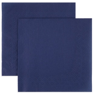 Сервировочные салфетки, Однотонные, Синий, 33*33 см, 20 шт.