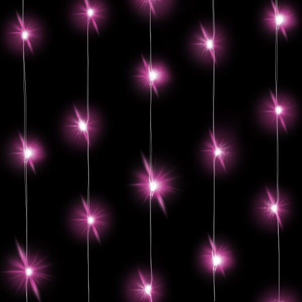 Светодиодная гирлянда, Роса 30 Led, IP14, 3 м. Розовый, 1 шт.