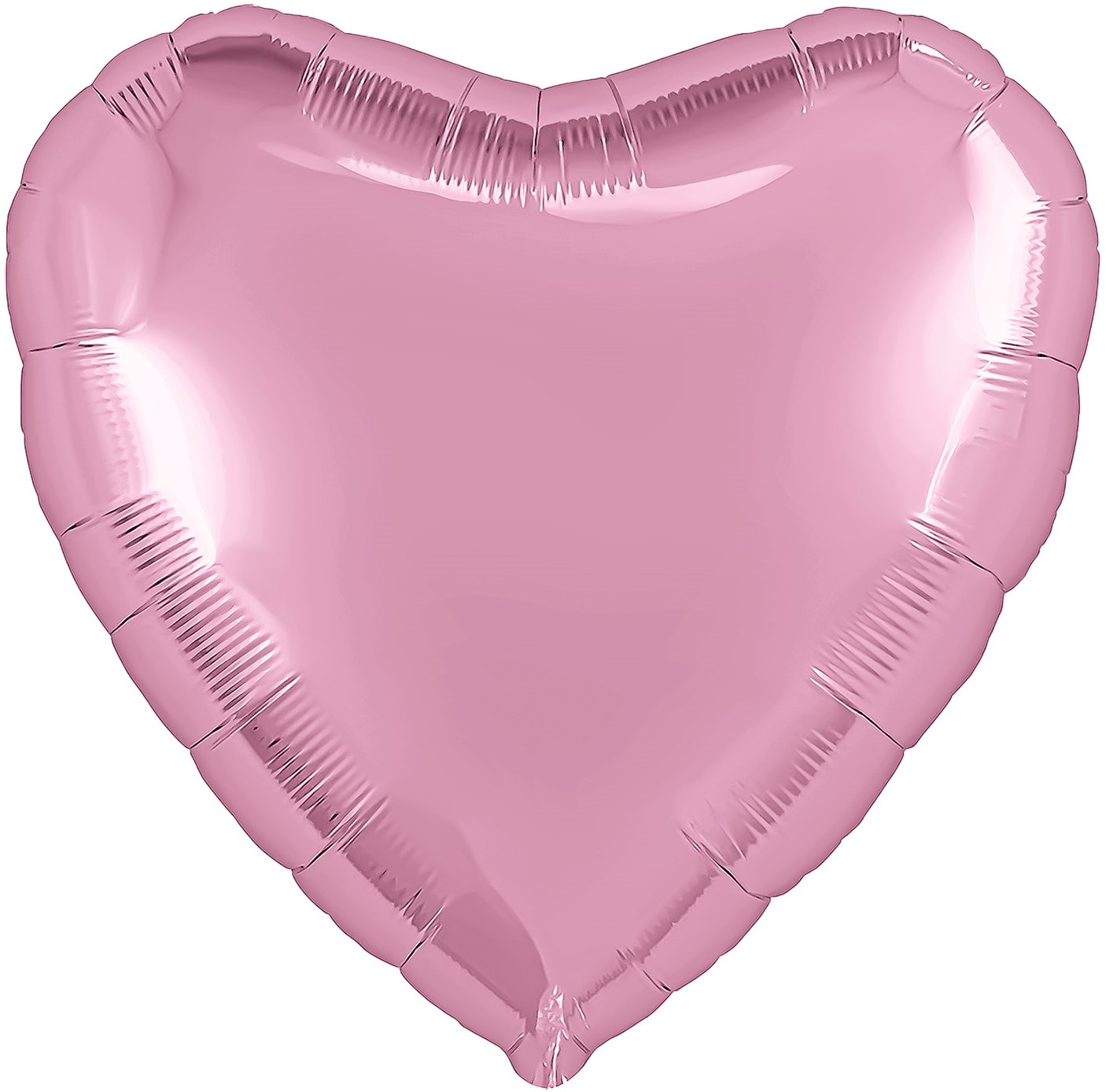 Шар (19''/48 см) Сердце, Мистик, Фламинго, Сатин, 1 шт.