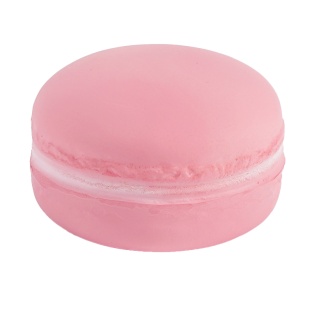 Игрушка - сквиш, Макарун, Розовый, 6*4 см, 1 шт. 