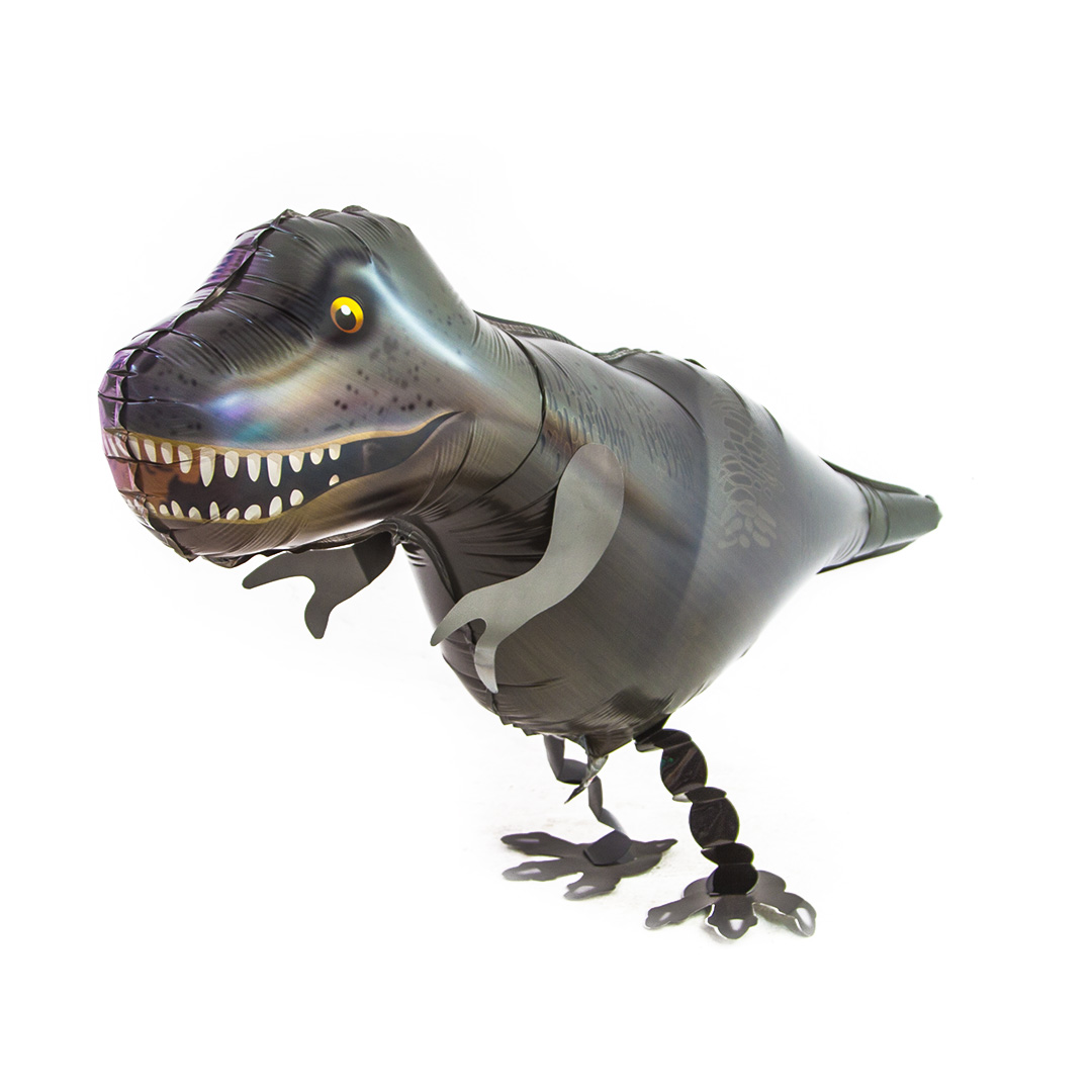 Шар 3D (39''/99 см) Ходячая Фигура, Динозавр Тираннозавр, 1 шт.