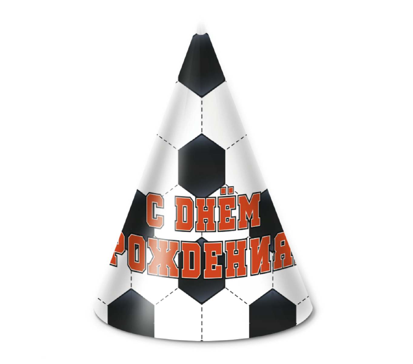 Колпаки, Футбол, 6 шт. в упак. 