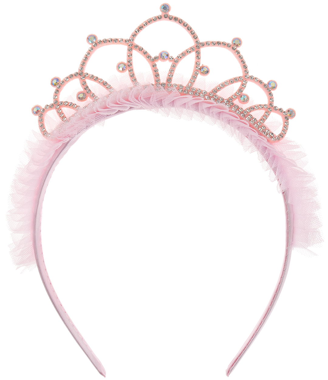 Ободок, Нежная диадема, Розовый, 1 шт. 