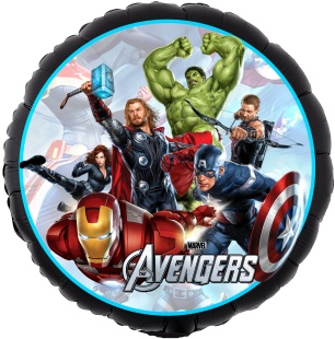 Шар (18''/46 см) Круг, Герои Защитники, Дизайн №2, 1 шт. в уп.