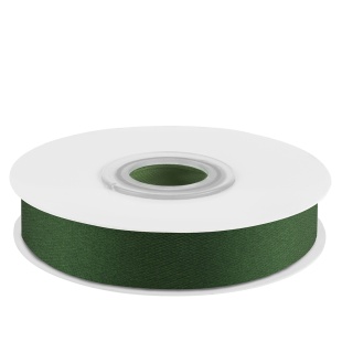 Лента атласная (1,2 см*22,85 м) Темно-зеленый, 1 шт.