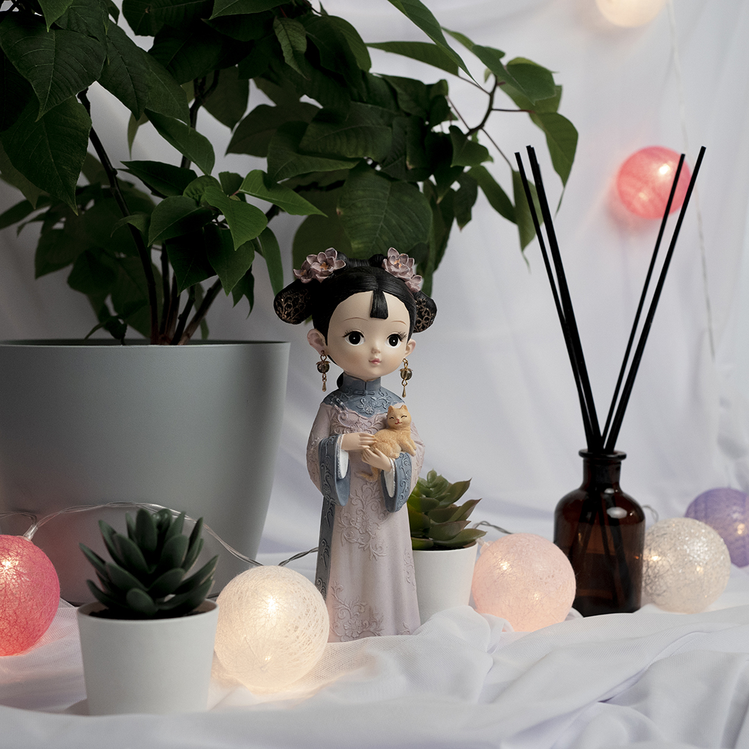 Светодиодная гирлянда Хлопковые клубочки, Милый микс, 20 Led, IP14, 3 м. Розовый/Сиреневый, 1 шт.
