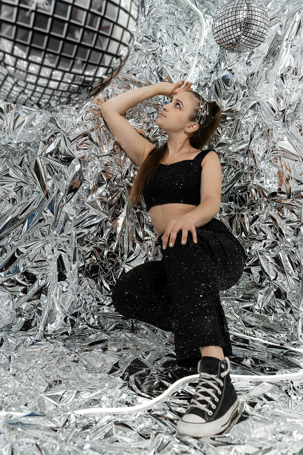 Полисилк 25мкм (1*20 м) Серебро, 1 шт.