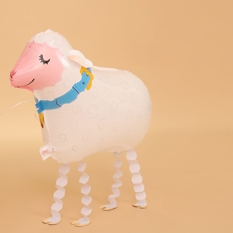 Шар 3D (27''/69 см) Ходячая Фигура, Овечка, 1 шт.