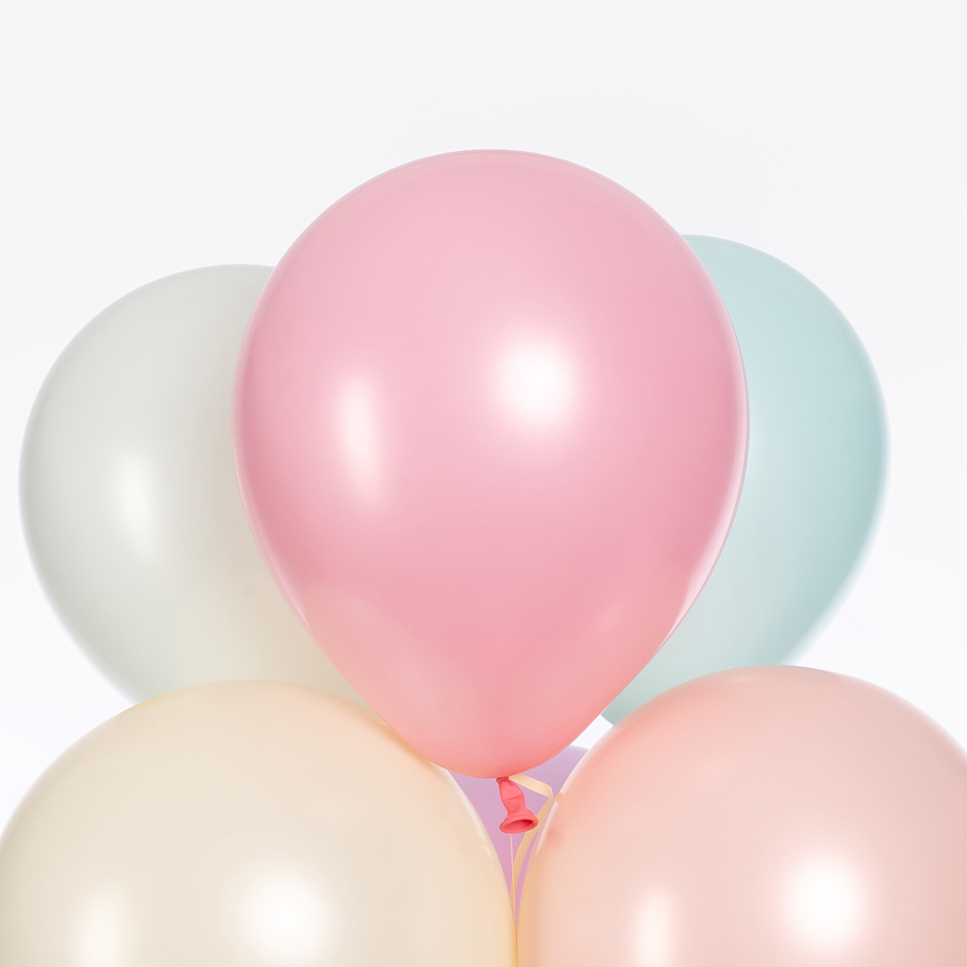 Шар (10''/25 см), Ассорти, лайт, макарунс, 100 шт.