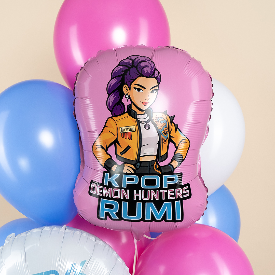 Шар (22''/56 см) Фигура, Девочки Аниме, Дизайн №2, 1 шт.