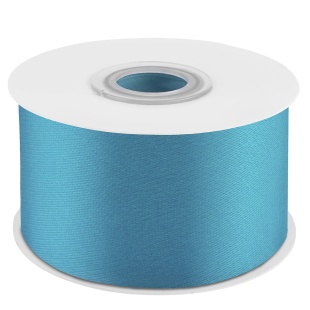 Лента атласная (3,8 см*22,85 м) Лазурный, 1 шт.