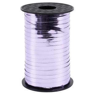 Лента полипропиленовая (0,5 см*250 м) Лаванда, Металлик, 1 шт.