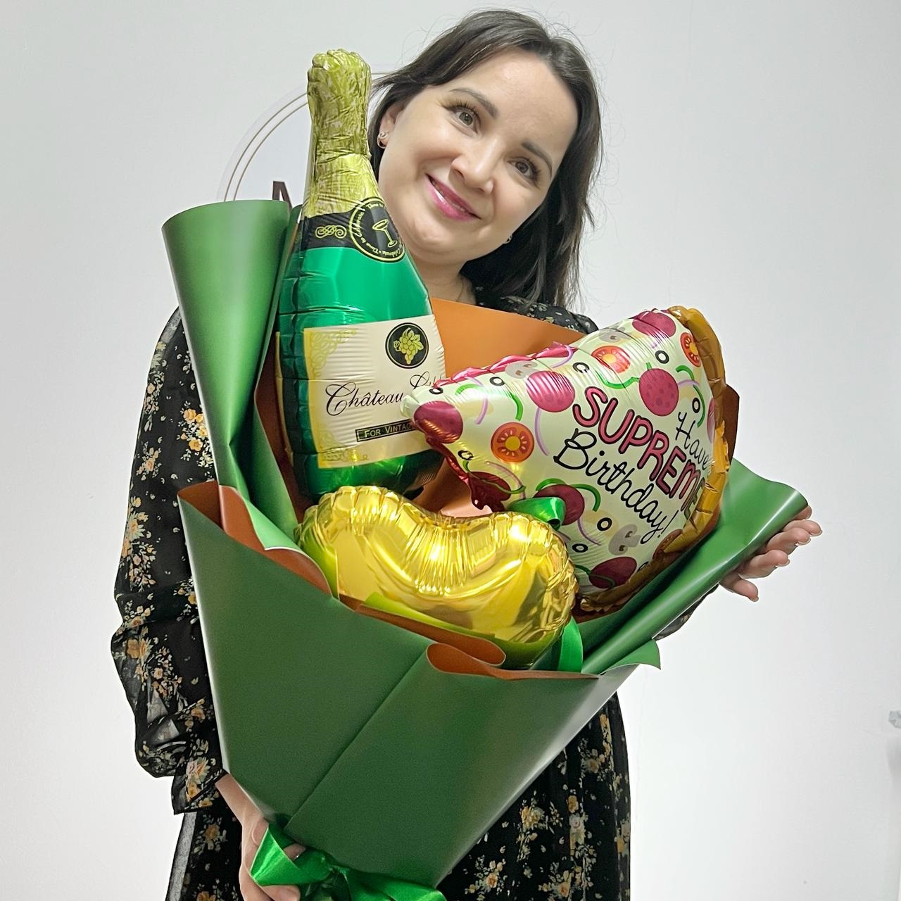Шар (18''/46 см) Сердце, Светлое золото, 1 шт.