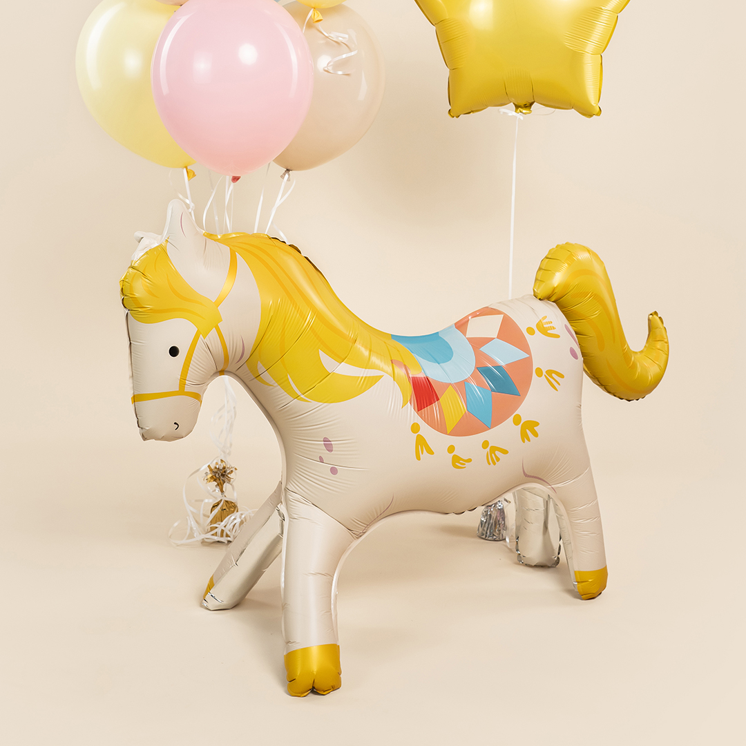 Шар (46''/117 см) Фигура 3D, Цирк, Любимая лошадка, 1 шт. в уп.