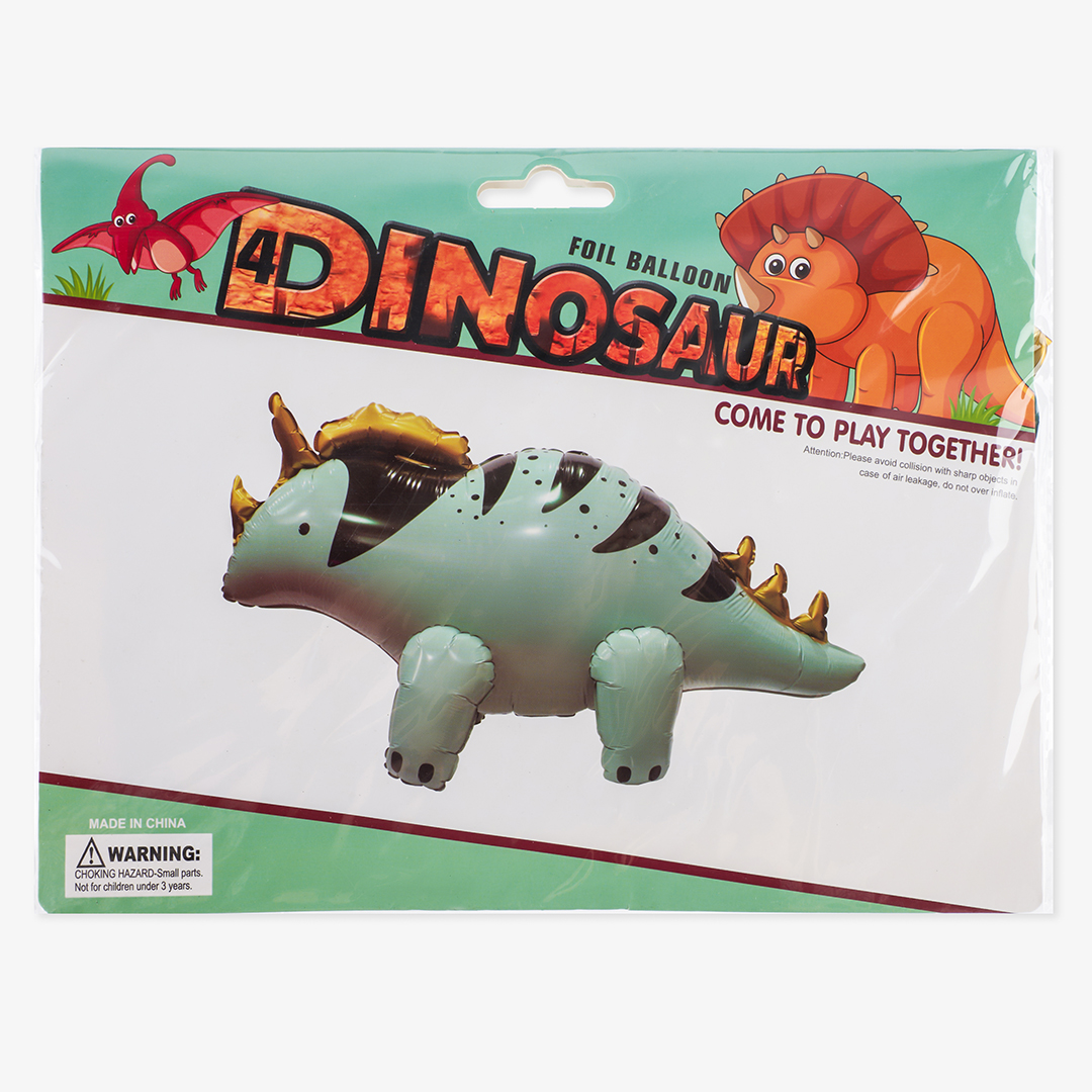 Шар 3D (31''/79 см) Фигура, Динозавр, 1 шт. в уп.