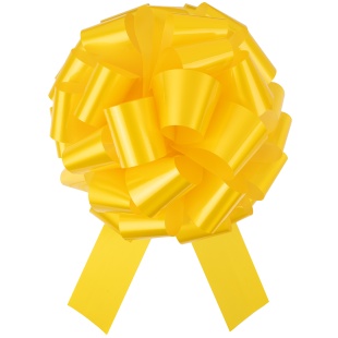 Бант Шар, Желтый, Лаковый, 36 см, 1 шт. в упак.