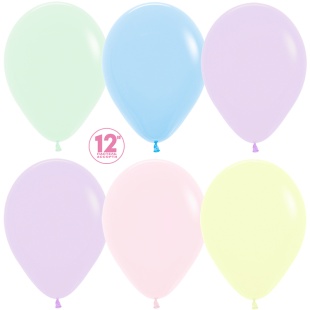 Шар (12''/30 см), Ассорти, макарунс, 50 шт.