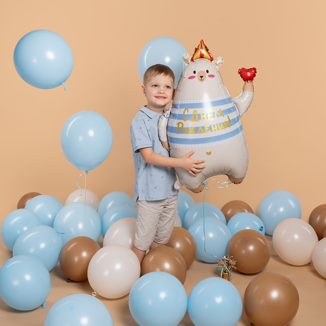 Шар (12''/30 см) Кремовый, пастель ретро, 100 шт.