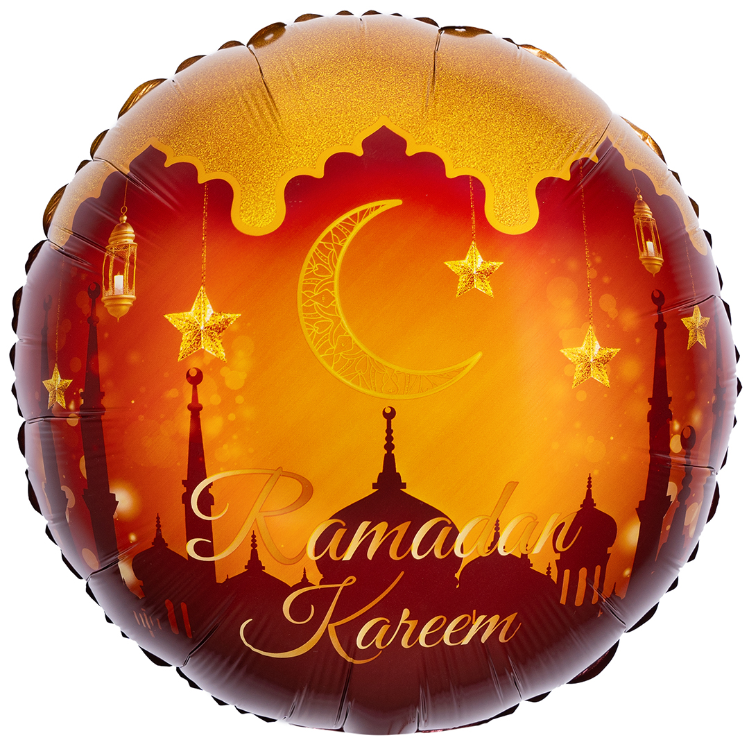 Шар (18''/46 см) Круг, Рамадан, 1 шт.