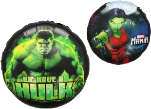 Шар (18''/46 см) Круг, Герои Защитники, Дизайн №4, 1 шт. в уп.