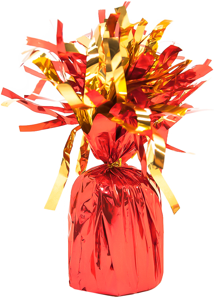 Грузик Конус, Красный/Золото, Металлик, 1 шт.