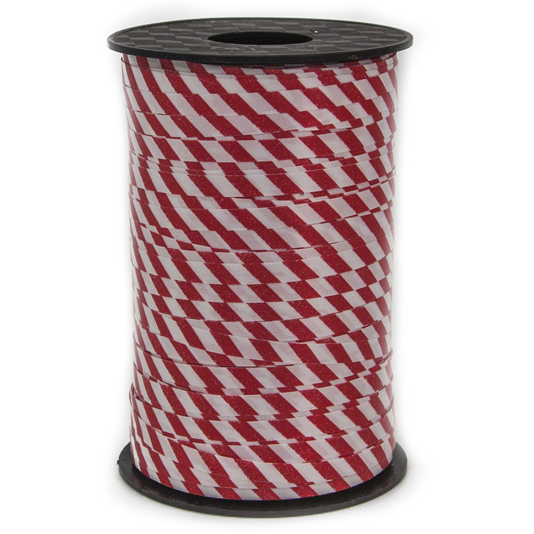 Лента полипропиленовая (0,5 см*250 м) Диагонали, Красный, 1 шт.