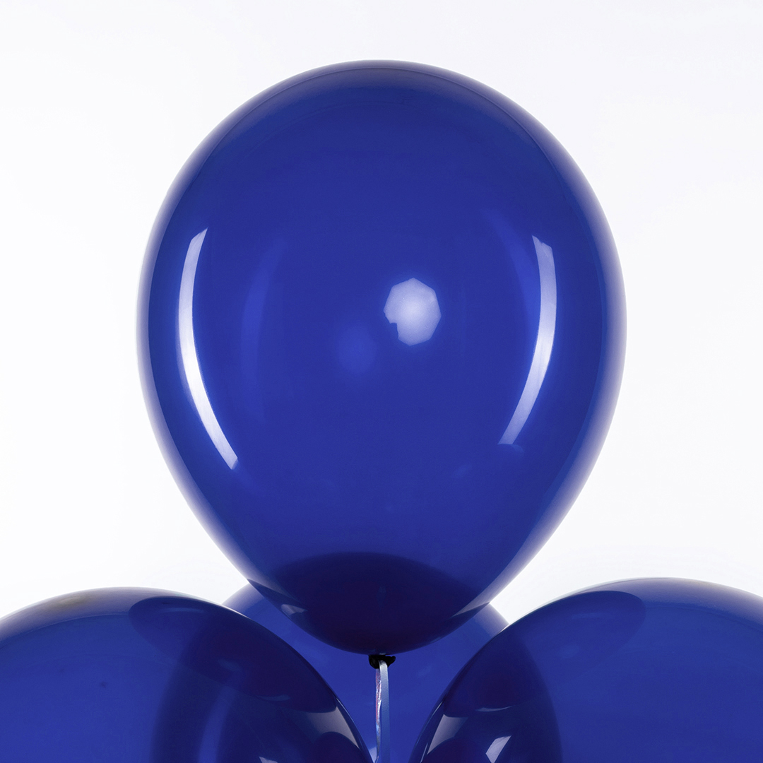 Шар (12''/30 см), Темно-синий, пастель ретро, 100 шт.