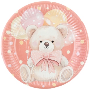 Тарелки (7''/18 см) Милый мишка, 6 шт.