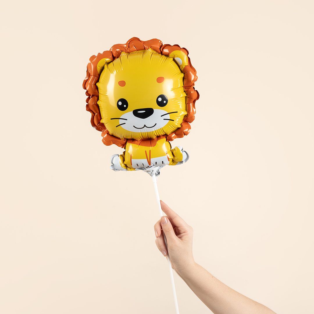 Шар (13''/33 см) Мини-фигура, Левушка, 5 шт. в уп.