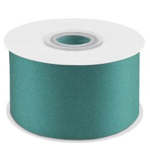 Лента атласная (3,8 см*22,85 м) Карибский голубой, 1 шт.