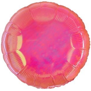 Шар (18''/46 см) Круг, (надув воздухом), Розовый, Хамелеон, 1 шт. в уп.