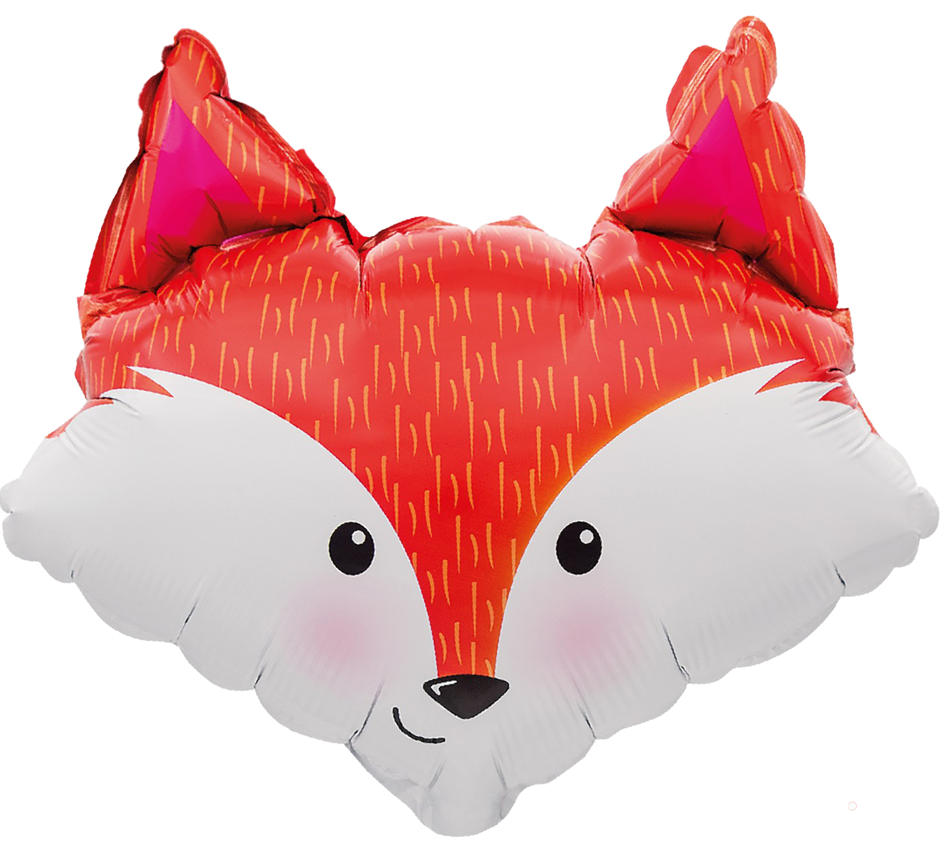 Шар с клапаном (12''/30 см) Мини-фигура, Лиса, 5 шт. в уп.