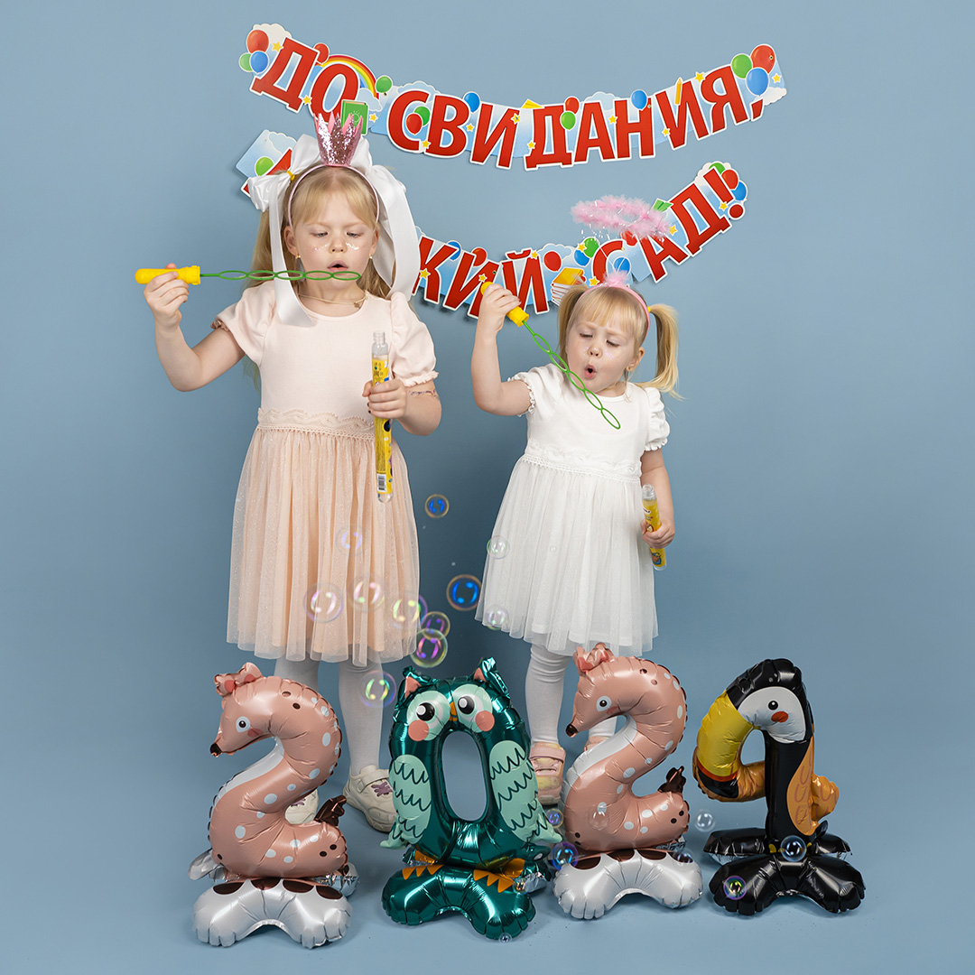 Ободок, Корона, Розовый, с блестками, 1 шт. 