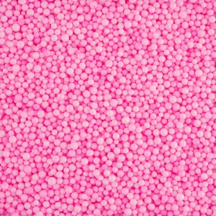 Шарики пенопласт, Розовый, 2-4 мм, 10 гр.