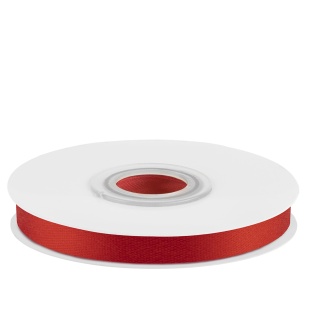 Лента атласная (0,7 см*22,85 м) Красный, 1 шт.