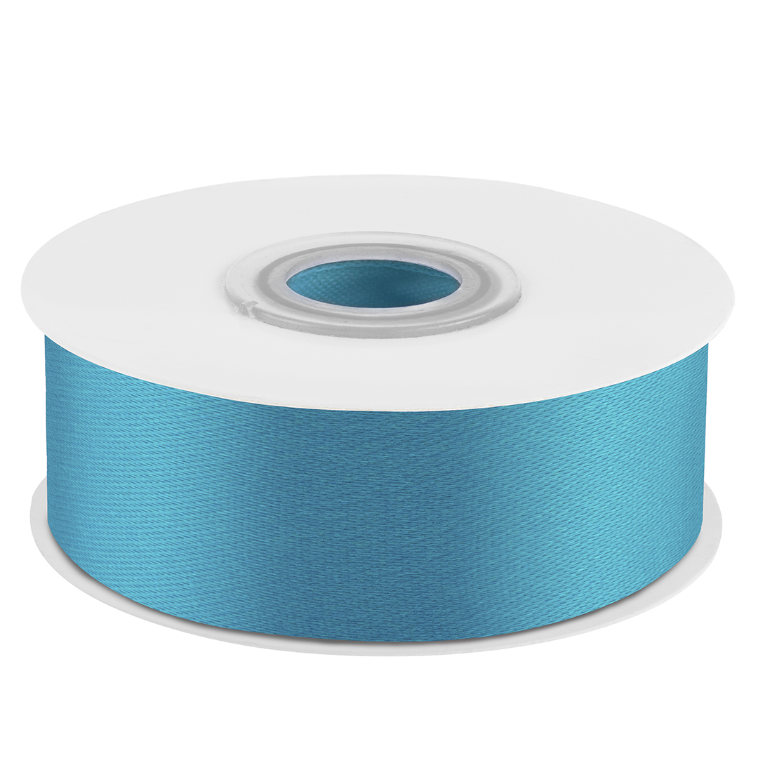 Лента атласная (2,5 см*22,85 м) Лазурный, 1 шт.