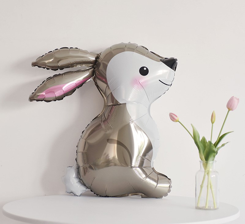 Шар (31''/79 см) Фигура, Лесной Заяц, 1 шт. в уп.