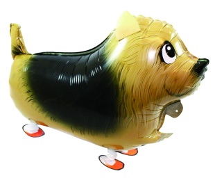 Шар 3D (24''/61 см) Ходячая Фигура, Фокстерьер, 1 шт.