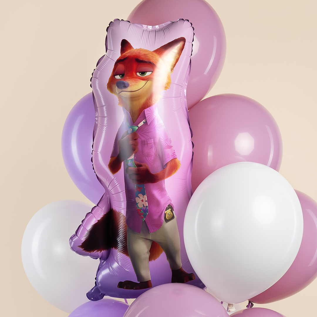 Шар (36''/91 см) Фигура, Мистер Лис, 1 шт.