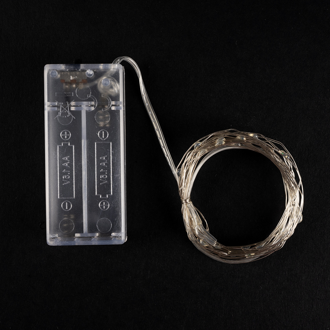 Светодиодная гирлянда, Роса 30 Led, IP14, 3 м. Синий, 1 шт.